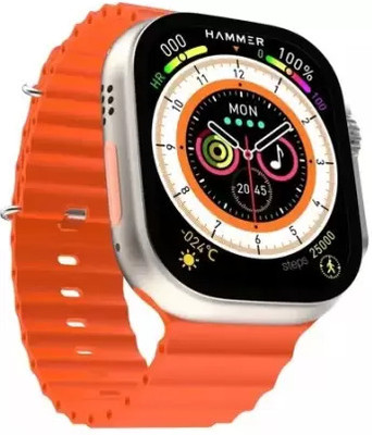 NIKHILX T800 No sim card Option Smart watch No sim Card Support Smartwatch(ORANGE Strap, Free Size)