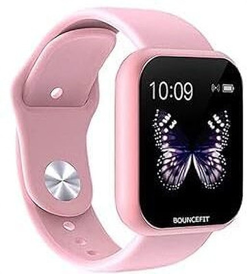 vidhyavirat i8 Pro Max Touch Screen Bluetooth Smartwatch with Activity Tracker Pink Smartwatch(Pink Strap, free)
