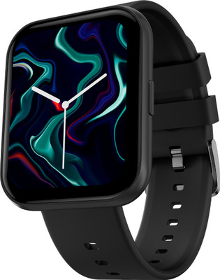 Fire-Boltt Celcius 48.5mm (1.91) HD 240*296 Borderless Display Body Temperature Monitoring Smartwatch(Black Strap, Free Size)