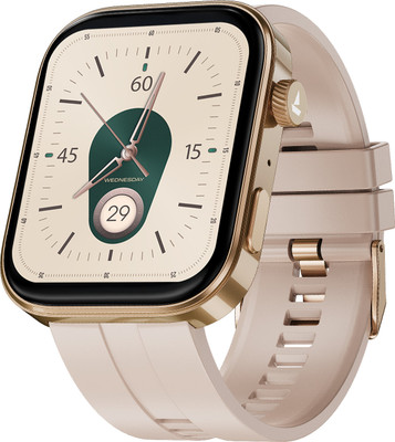 boAt Chrome Endeavour,1.96 AMOLED Display,AI Coach Health Insights,HRV,VO2 Max,IP68 Smartwatch(Cherry Blossom Strap, Free Size)