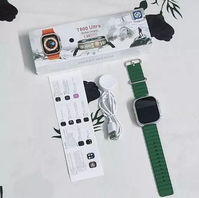 TechElectro T800 Ultra Smartwatch(Green Strap, Free Size)