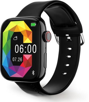 Gizmore GizFit CLOUD 1.85 IPS Large Display | AI Voice Assistant | Bluetooth Calling Smartwatch(Black Strap, Free Size)