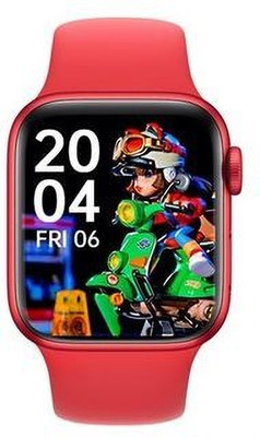 Mynz i8 Pro Max Red ULTRA 4G Smartwatch(Red Strap, Free Size)