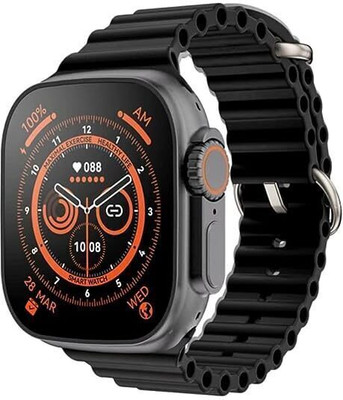 TechTailor Ultra Smartwatch 1.9 HD Display Bluetooth Calling Smartwatch(Black Strap, 49mm)