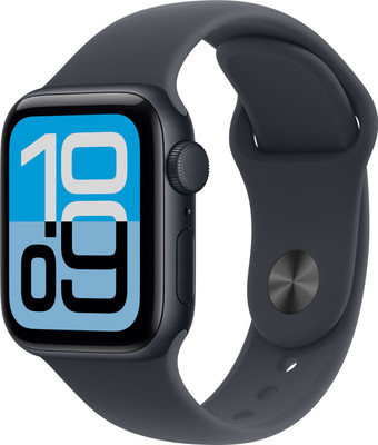 Apple Watch SE 3(2025) GPS 40mm Midnight Aluminium Case Midnight Sport Band - M/L(Midnight Strap, Medium/Large)