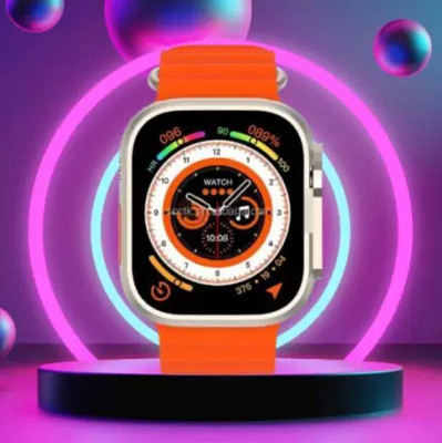 Hanuman Enterprise Ultra 8 Smartwatch new T800 Ultra , Calling Smartwatch Smartwatch(Orange Strap, Free Size)