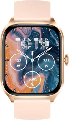 iConnect by Timex Calling Max Smartwatch(Rose Gold-Pink Strap, Free Size)