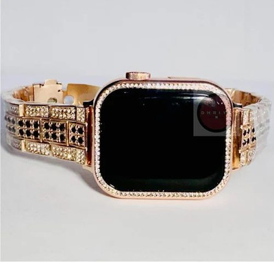 TECHMAZE Smart Watch Gen 16 luxury Design for girls T5 Smartwatch(Gold Strap, Free Size)