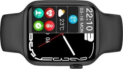 NKL Full Crown Working Smartwatch Series 7 Bluetooth Calling Value Of Money Smartwatch(Black Strap, FREE)
