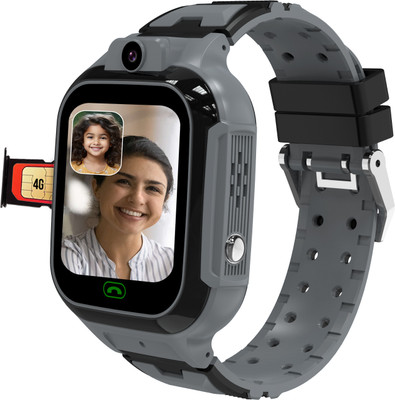 Sekyo Carepal Pro Kids Calling Smartwatch, Video Call, Live GPS Location, Smartwatch(Black Strap, Class Mode, SOS, Games, Parent Control Via Sekyo App| Use Sim Card)