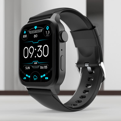 Fire-Boltt-Rise-BT-Calling-47mm-1-85-Voice-Assistance-123-Sports-Single-BT-Connection-Smartwatch-Black-Strap-Free-Size