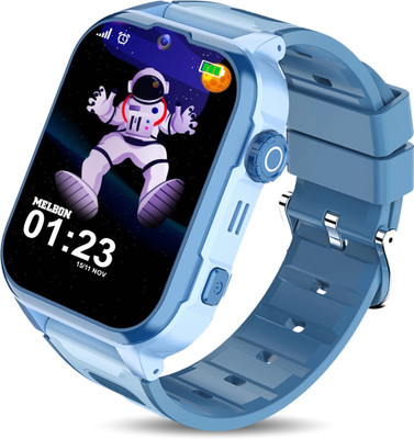 Melbon Safeguard 4G/5G Smart Watch for Kids - Video Calling, & Emergency Alerts Smartwatch(Blue Strap, Free Size)