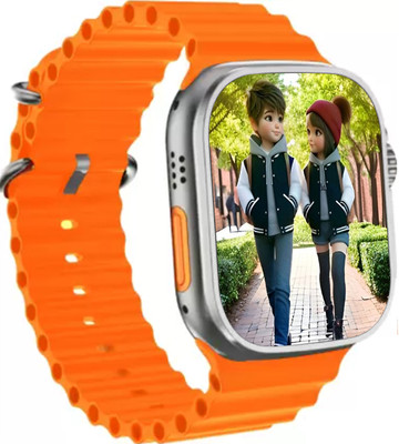 GameSir T800 ( Upgrade Version ) BT Calling Extra Feature BATTERY 5 Days 269 mAh Music Smartwatch(Orange Strap, Free Size)