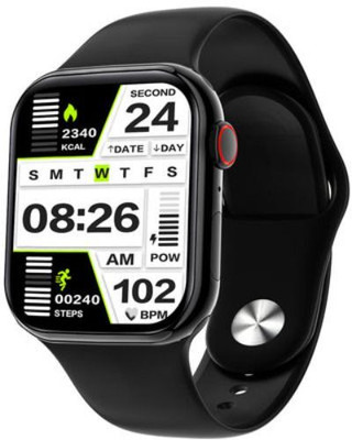 Wrixty GameSir T500 Bluetooth Calling Touch Smart watch + Charger + Many Features Smartwatch(Black Premium Strap, 1.69 Inch Big Display)