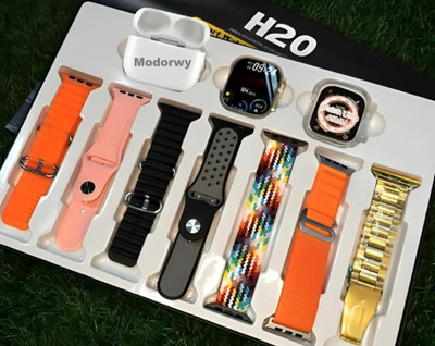 Modorwy H20 Diwali GIFT + TWS BT Calling Smartwatch - Always On Display - Wallpaper Chat Smartwatch(Multicolor Strap, 2 inch Big sunlight proof LCD Display) Modorwy H20 Diwali GIFT + TWS BT Calling Smartwatch - Always On Display - Wallpaper Chat Smartwatch(Multicolor Strap, 2 inch Big sunlight proof LCD Display)