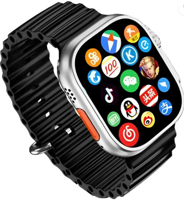 Satyam TRADERS T800 Ultra Smart Watch (BLACK STRAP) Smartwatch(BLACK Strap, Free Size)