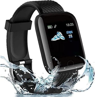 FRONY EAN_171W_ID116 Smart band compatiable with all Smartphones Smartwatch(Black Strap, Free Size)