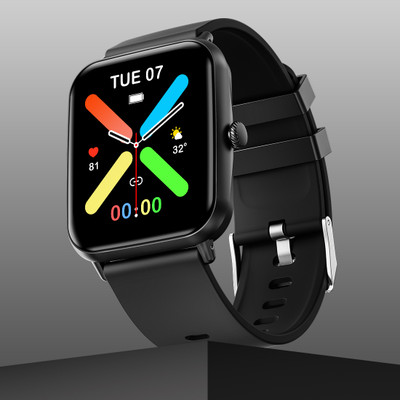 Fire-Boltt Ninja Calling Pro 42.9mm (1.69) Bluetooth Calling Smartwatch AI Voice Assistant Smartwatch(Black Strap, Free Size)