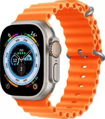 Limonz T800 ULTRA SMARTWATCH 1.9 HD DISPLAY WATCH SERIES 8 Smartwatch Smartwatch(Orange Strap, Free Size)