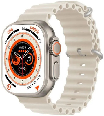 Satyam TRADERS T900 Ultra ,Series 8, NFC,Compass, 395x460 Pixel, Bluetooth Calling Smartwatch(White Strap, Free Size)