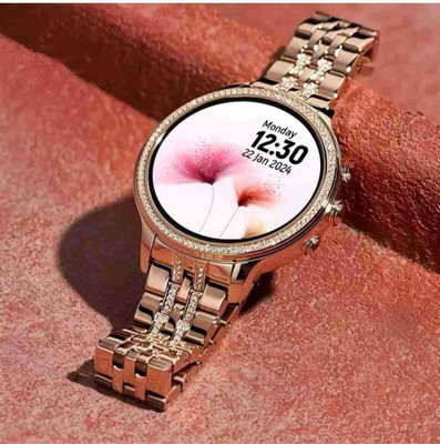 EVAAENTERPRISES Rose Gold Classy Gen-9 Smartwatch Smartwatch(Rose Gold Strap, 10)