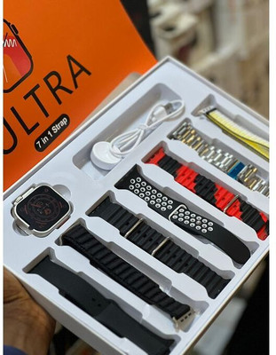 Varun Traders 7 in 1 Ultra Android Smart Watch Men 4G Network BT Call GPS X8 Ultra Smartwatch(Multicolor Strap, Free Size)