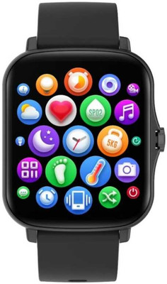 HRYFiNE H13 Touch Color Display Bluetooth calling features with Fitness Activity track Smartwatch(Black Premium Strap, Free)