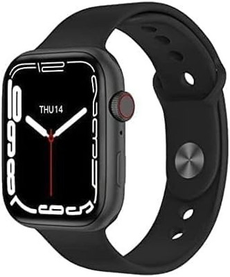 Erabell i8 Pro Max Bluetooth Smartwatch For women&Men Smartwatch(Black Strap, Free Size)