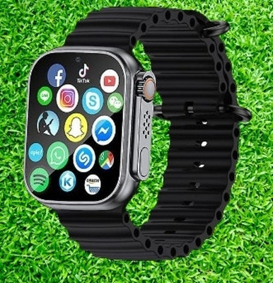 maxphony T800 black Ultra Edition smart watch with WiFi GPS T800 4G S8 Sim Card Smartwatch(Black Strap, Free Size)