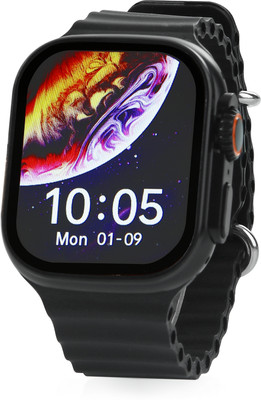 MZ M702W-T10 Ultra (Smart Watch) with 2.09 INCH Infinite Display wireless charging Smartwatch(Black Strap, XL)