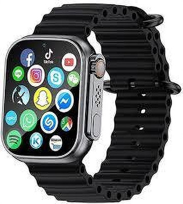 Shivana Shivana T800 Meta Ultra Edge Watch: Stay Ahead with Smart Tech Smartwatch 2092 Smartwatch(Black Strap, 49)
