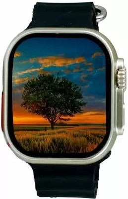 kaku T800 ULTRA Smart Watch No sim card Opetion Smartwatch NO sim card Smartwatch(black Strap, Free Size)