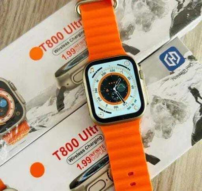 LXELA T800 Ultra Smart Watch Series 8 ORANGE Smartwatch(ORANGE Strap, FREESIZE)