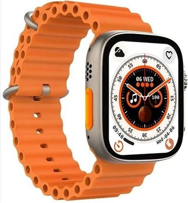 Men's Zone T800 Smartwatch(ORENGE Strap, 50)