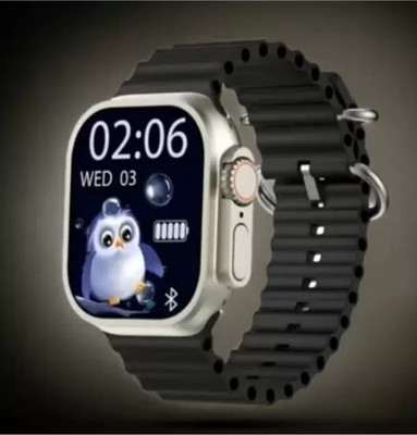 TECHIO TECHIO T800 ULTRASMART WATCH Smartwatch(BLACK Strap, FREE)