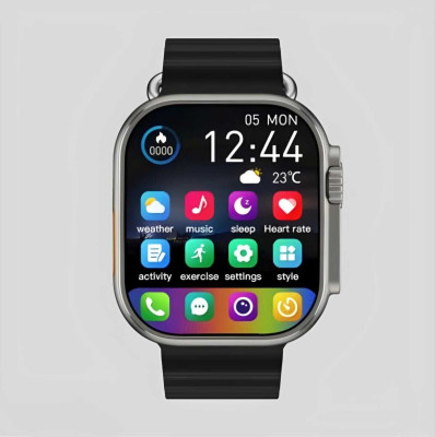COREGENIX W9 ultra 2 Ultra Smart Watch casual wear watch (BLACK STRAP) Smartwatch(BLACK Strap, Free Size)
