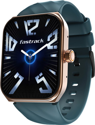 Fastrack Revoltt X2 with 1.91'' BT Calling|Rotating Crown|60 Hz Refresh Rate|Fast Charge Smartwatch(Green Strap, Free Size)
