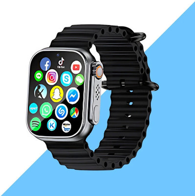 BEST BOOST T800 Ultra Pro Edition smart watch with WiFi GPS SIM card 5G T72 Smartwatch(Black Strap, Free Size)