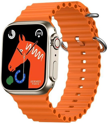 zdea T900 Ultra 2.09 Infinite Display Smart Watch with BT Calling Smartwatch(Orange Strap, Free Size)