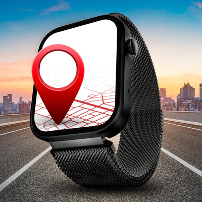 boAt Storm call 3 w/TBT Navigation,Watch Face Studio,1.83''(4.6 cm)HD Display,QR Tray Smartwatch(Black Metal Strap, Free Size)
