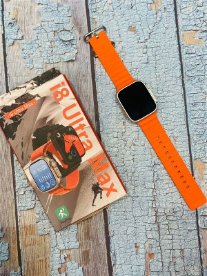 VDTECH VDTECH i8 Ultra Max Unisex Smart Watch Series 8 Smartwatch(Orange Strap, FREE SIZE)
