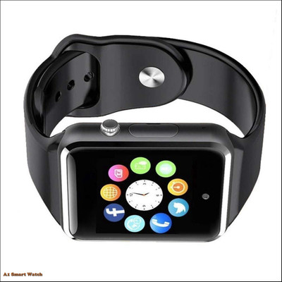 Hayyo A1 Smart Watch - Mini Phone - Support SIM / Voice Calling / Camera / Memory Card Smartwatch(Black Strap, Free Size)