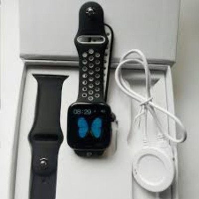 SYARA NCA_147O T55 Smart Watch Smartwatch(Black Strap, Free)