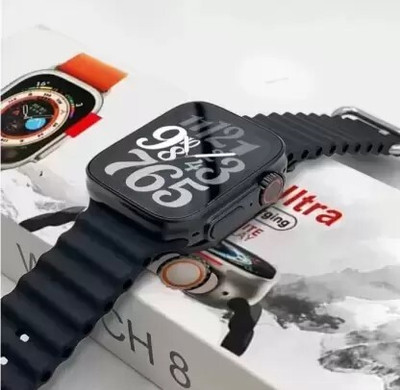 Yash Enterprises New T800 Series 8 Ultra Smart Watch HD 1.99 Inch Display Smart Smartwatch(BLACK Strap, FREE SIZE)