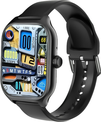 TecSox Sa Smartwatch(Black Strap, Free Size)