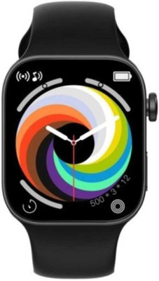 CYXUS I8 Pro Max Android & IOS With Bluetooth Features Smartwatch(Black Strap, Free)