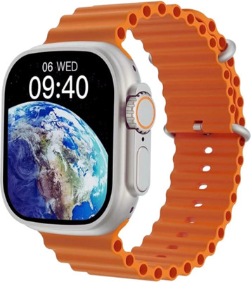 wipix T800 Ultra Pro Edition smart watch with NOT WiFi GPS SIM card 5G ultra Speed Smartwatch(Orange Strap, Free Size)