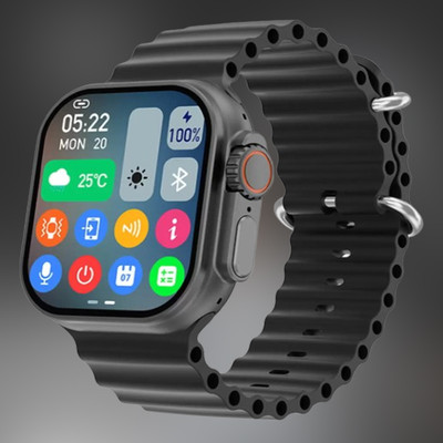 KadWaniya T800 Ultra Smart Watch With bluetooth calling Smartwatch(Black Strap, 49MM)