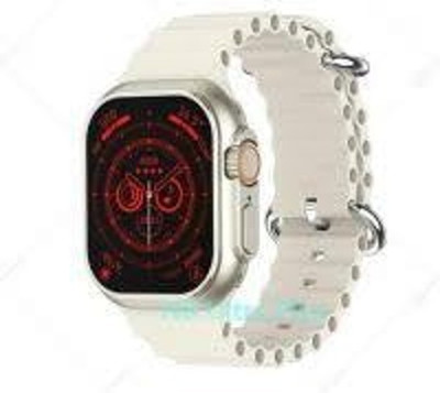 SGG T800 Series 8 Ultra Smart Watch HD 1.99 Inch Display Bluetooth Calling Smartwatch(White Strap, 49)
