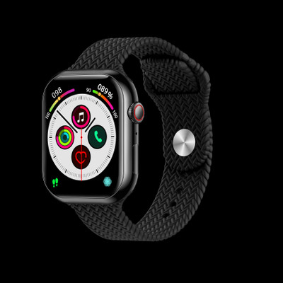 Foxne Point BK9 True Amoled Display, BT Calling Premium Smartwatch Smartwatch(Black Strap, Free)